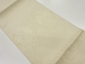 横段に抽象模様織出し名古屋帯